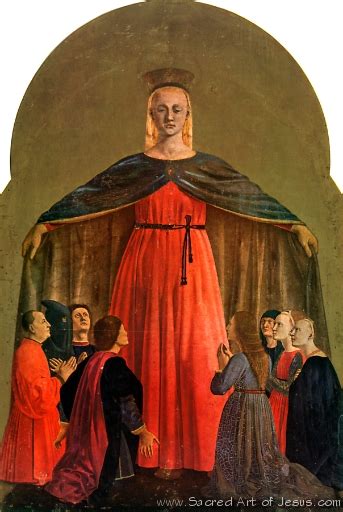 Sacred Art Of Jesusmadonnamadonna Of Mercy Piero Della Francesca