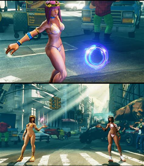 Menat Street Fighter Street Fighter V Screencap 3d Bikini