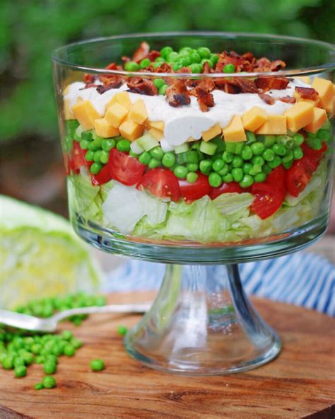 Classic 7 Layer Pea Salad Southern Discourse