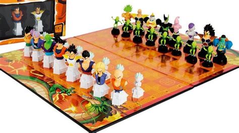 The events of the future trunks and cell's alternate timelines are included and clearly noted. Dragon Ball Z Collector's Chess Set is Available Now