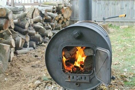 For The Barn And Garage 😉 Barrel Stove Wood Burning Heaters Diy