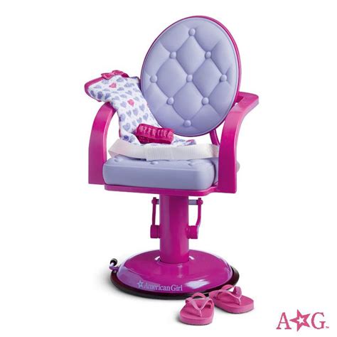 Salon Chair And Wrap Set American Girl Doll Accessories Doll Clothes American Girl Muñeca