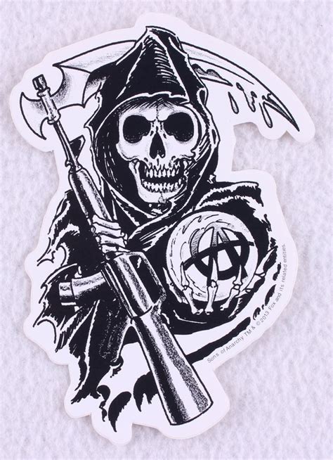 Sons Of Anarchy Reaper Sticker