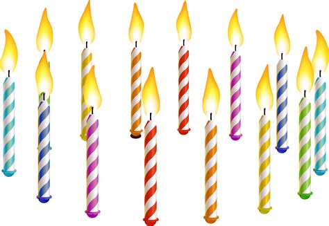 Birthday Cake Candles Png Clip Art Image In Birthday Cake Clip The