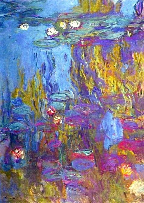Claude Monet Water Lilies 1917 Artist Monet Monet Art Monet