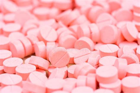 Many Pink Pills For Health Care Concept Stock Image Image Of Pill
