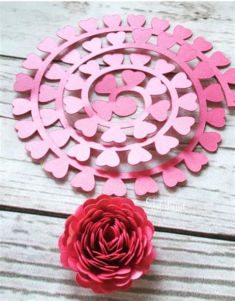3d Paper Flower Tutorial With Cricut Wedding Crafts Diy Diy Cricut