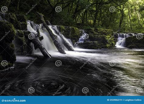 Swirling Water Stock Image Image Of Cascade Neath 255906219