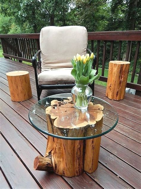 I wish we had a tree that was 25 to 28 inches, i just found mine to be. Creative DIY Coffee Tables | Diy outdoor wood projects ...