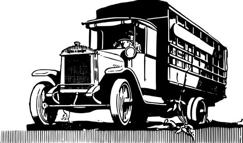 Old Truck Drawing at GetDrawings | Free download