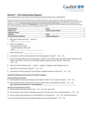 Fillable Online Prior Authorization Request - . Prior Authorization Request - Fax Email Print ...