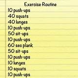 Weekly Exercise Routines Images