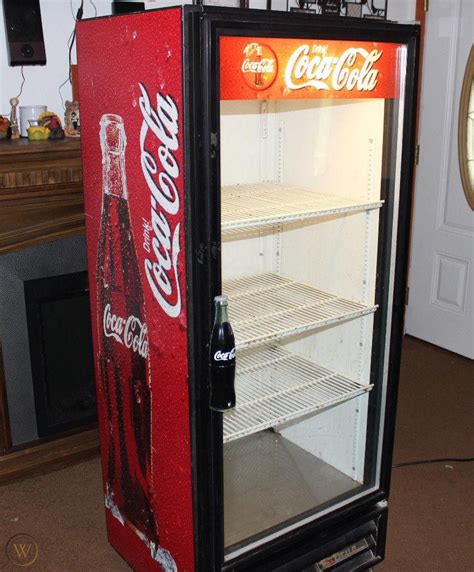 Commercial Coca Cola Drink Fridge Coke Cooler Refrigerator Machine Glass Door 1864136456