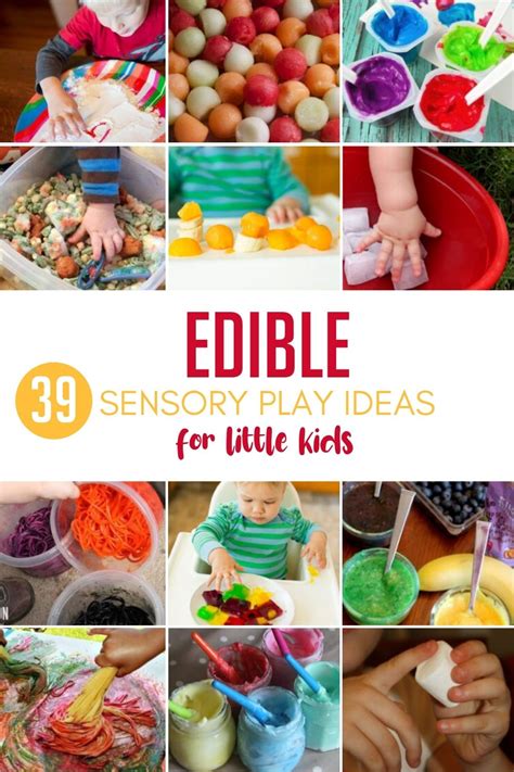 39 Edible Sensory Play Ideas For Little Kids Shop Just Lovely Things