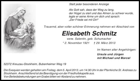 Top gear presenter and queen of the nurburgring passes away aged 51 richard hammond introduces sabine schmitz's attempt to drive a ford transit van around the. Traueranzeigen von Elisabeth Schmitz | Aachen gedenkt