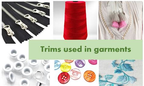 Different Types Of Trims Used In Garments