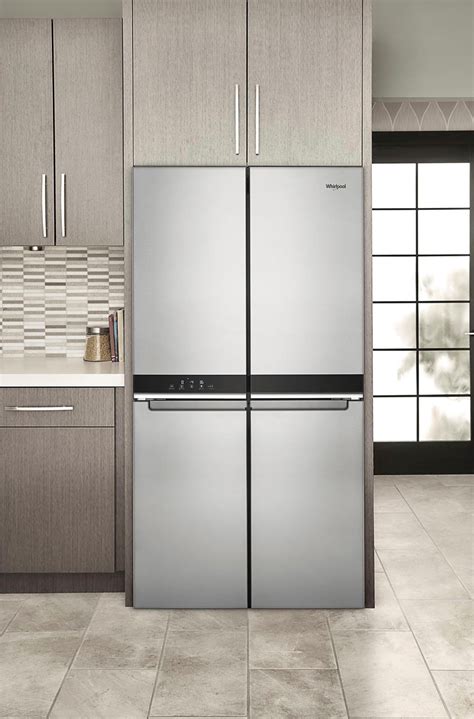 Whirlpool 194 Cu Ft 4 Door French Door Counter Depth Refrigerator