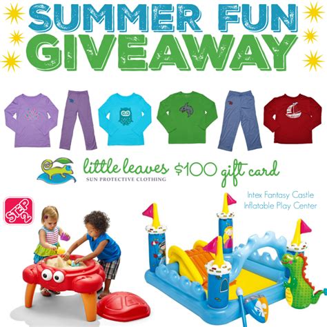 Summer is a season that most everyone gets excited for, so help your customers and your. Summer Fun Giveaway