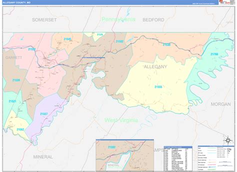 Maps Of Allegany County Maryland