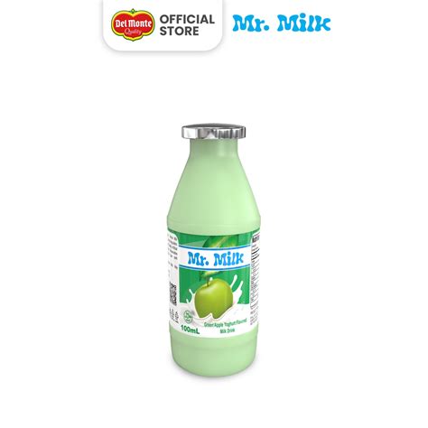 Mr Milk Green Apple Yoghurt Flavored Milk Drink That Kids Love 100ml