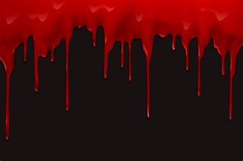 Premium Vector Blood Dripping Background