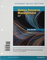 Gary Dessler Human Resource Management 14th Edition Photos
