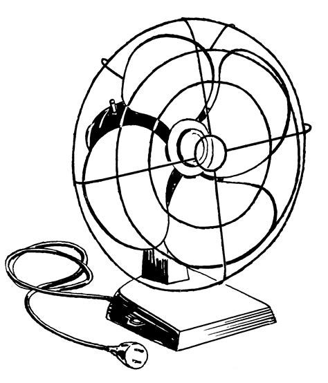 Free Coloring Pages Of Electric Fan, Download Free Coloring Pages Of