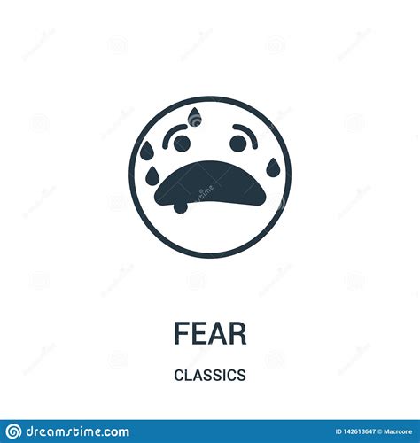 Fear Icon Vector From Classics Collection Thin Line Fear Outline Icon
