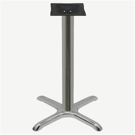 X Prong Chrome Table Bases 30 Table Ht