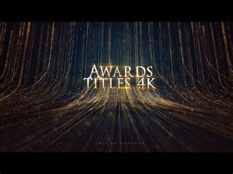 Download the best backgrounds for after effects. Videohive Awards Titles 4K and Awards Background Loop 4K ...