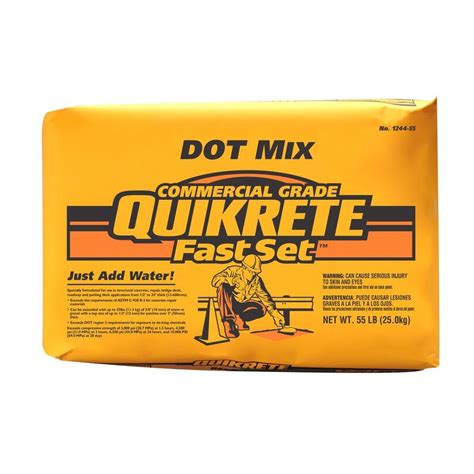 Home Depot Quick Dry Cement