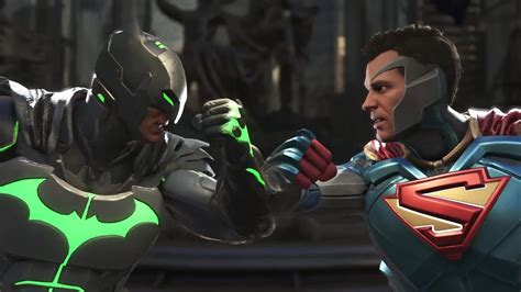 Injustice 2 Batman Vs Superman All Introoutros Clash Dialogues