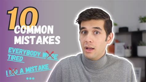 Most Common English Grammar Mistakes Basic English Grammar Youtube