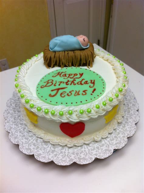 Gingerly Created Confections Happy Birthday Jesus Cake