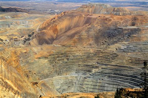 Copper Mine Rio Tinto Kennecott Open Pit Copper Mine