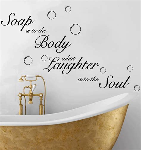 Get bath tubs & seats at buybuybaby. Soap Soak Bubbles Bathroom Quote Toilet Wall Sticker Decal ...