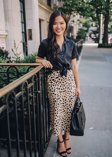 Two Ways To Wear A Leopard Midi Skirt Skirt The Rules Nyc Style