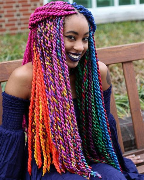 Twists On Natural Afro Textured Hair Black Women Hairstyles Yarn