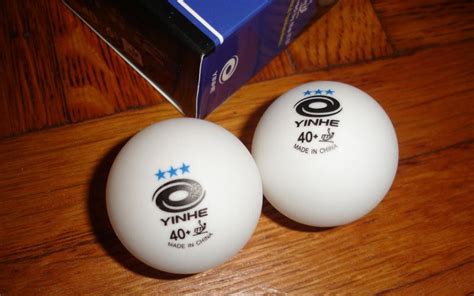I did a bit of research to find while considering to buy a table tennis ball, you should consider the dimensions(40mm, 2.7gr), the. Yinhe 40+ 3-Star Table Tennis Ball Review