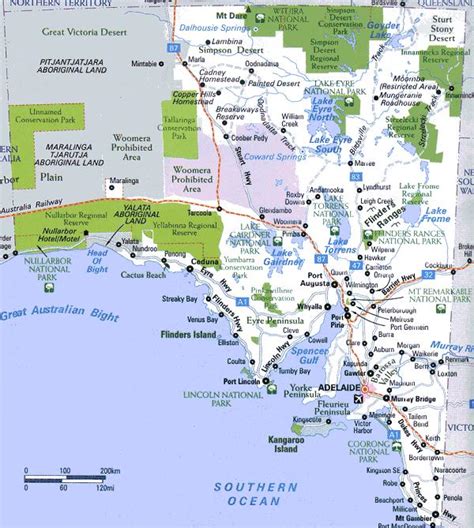 Online Maps South Australia Map