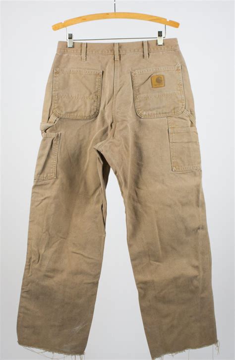 Vintage Carhartt Pants 90s Workwear Denim Jeans 34 X 36