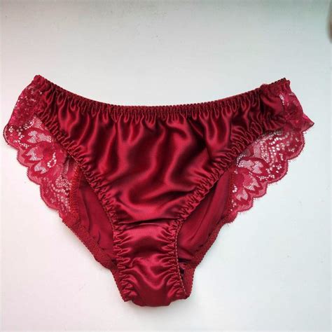 2018 New Arrival100 Silk Womens Sexy Lace Panties Seamless Satin