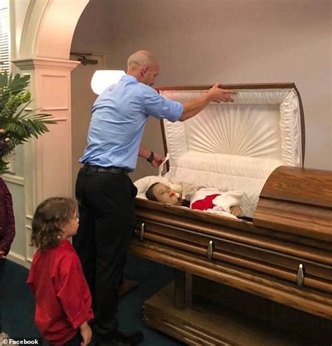 Dad Shares Pictures Of Dead Wife And Child In Coffin After She Was Hit