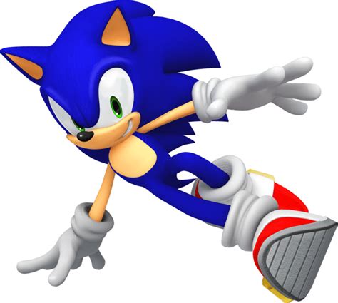 Sonic From The Official Artwork Set For Sonicunleashed Sonic