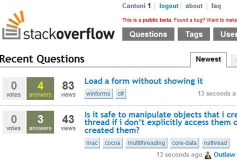 Stack Overflow: Programming Q&A - Brian Cantoni