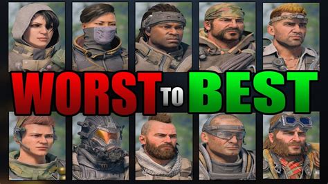 Black Ops 4 Ranking All Specialists Characters From Worst To Best