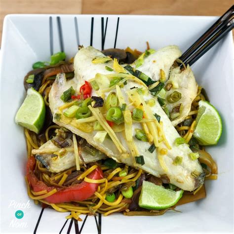 Syn Free Ginger Garlic And Chilli Seabass Slimming World Sea Bass Fillet Recipes Healthy