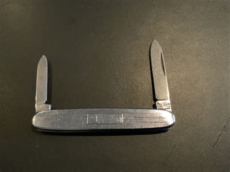 Richards Sheffield England 2 Blade Pocket Knife Stainless Steel For