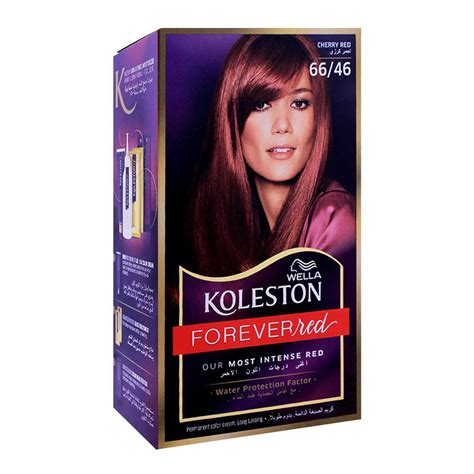 Buy Wella Koleston Forever Red Color Cream, 66/46 Cherry Red Online at