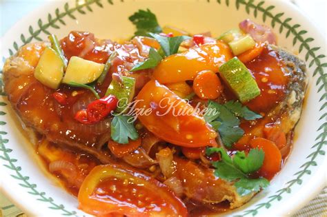 Resepi ikan jenahak masak cuka sedap dan tahan lama. Ikan Jenahak Masak Tiga Rasa - Azie Kitchen